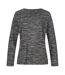 Stedman Womens/Ladies Stars Crew Neck Knitted Sweater (Dark Gray Melange) - UTAB467