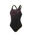 Maillot De Bain 1 Pièce Motif/style Imprimé Graphique Hyperboom Placement Femme Noir Rose Anthracite Imprimé Graphique Speedo-2