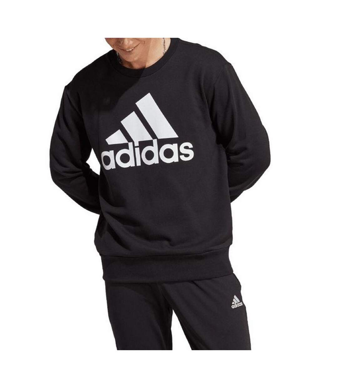 Sweat Essentials Homme Noir Adidas-4
