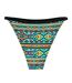Bas de maillot de bain turquoise/noir grain de sable kim-2