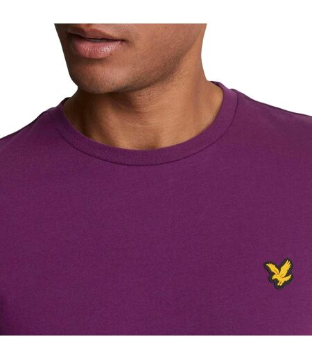 T-shirt Martin Homme Violet Lyle & Scott