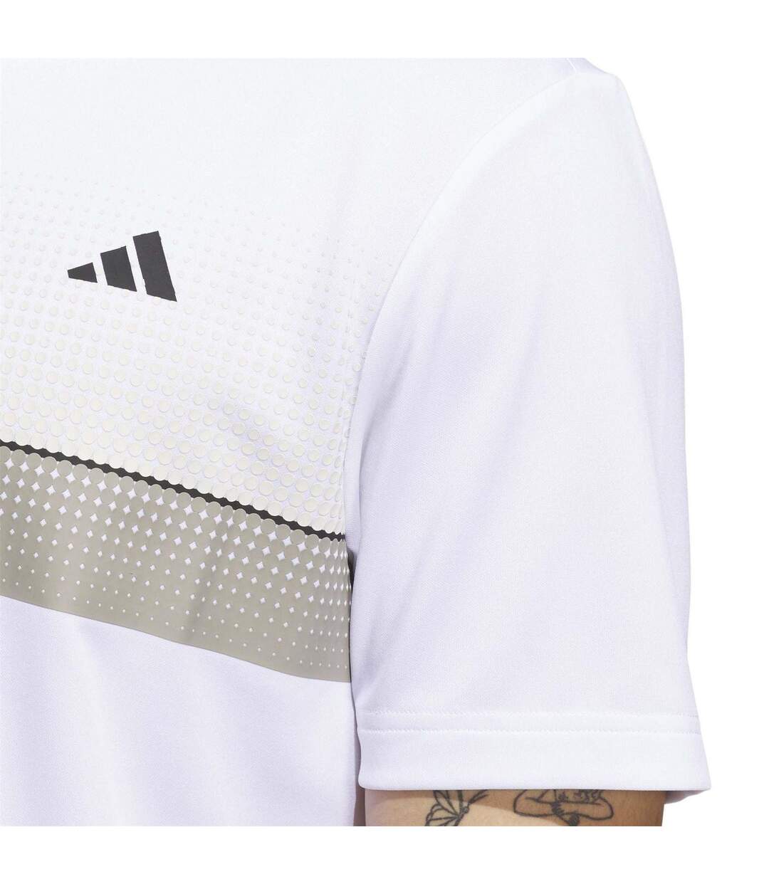 Polo Golf Performance Homme Blanc Adidas-4