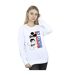 Disney Sweatshirt dégradé Mickey Mouse Femme/Ladies (Blanc) - UTBI28538-2
