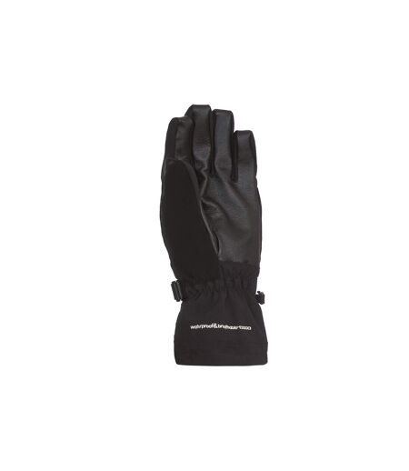 Gants de ski spectre mixte noir Trespass