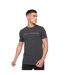 Mens logo t-shirt charcoal melange/white French Connection-1