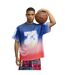 Mens Hooptopia Sunset T-shirt Persian Blue Puma-1