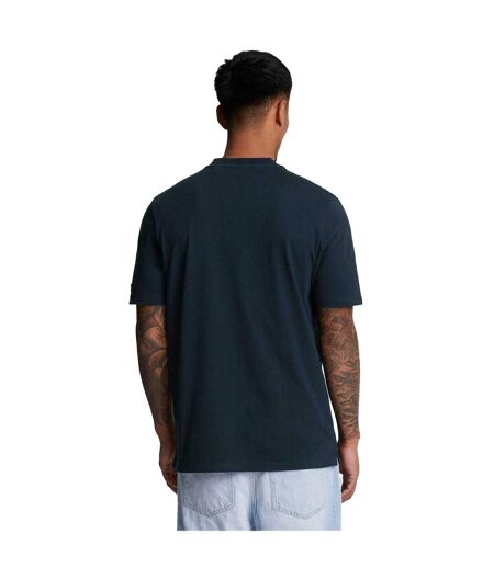 T-shirt Motif Tampon Homme Bleu Marine Lyle & Scott