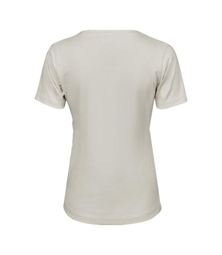 Womens/ladies Interlock T-shirt Cement Tee Jays