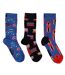 3 Pairs Unisex Socks with Union Jack in Gift Box-3