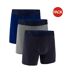 Lot De 3  Boxers Performance Homme Bleu Marine Gris Acier Under Armour-2