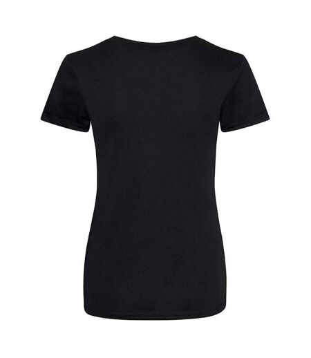 T-shirt Cool Smooth Femme Noir Vif AWDis Cool