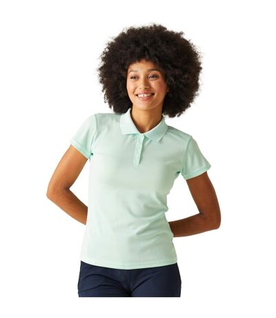 Polo Manches Courtes Maverick Femme Turquoise Délavé Regatta
