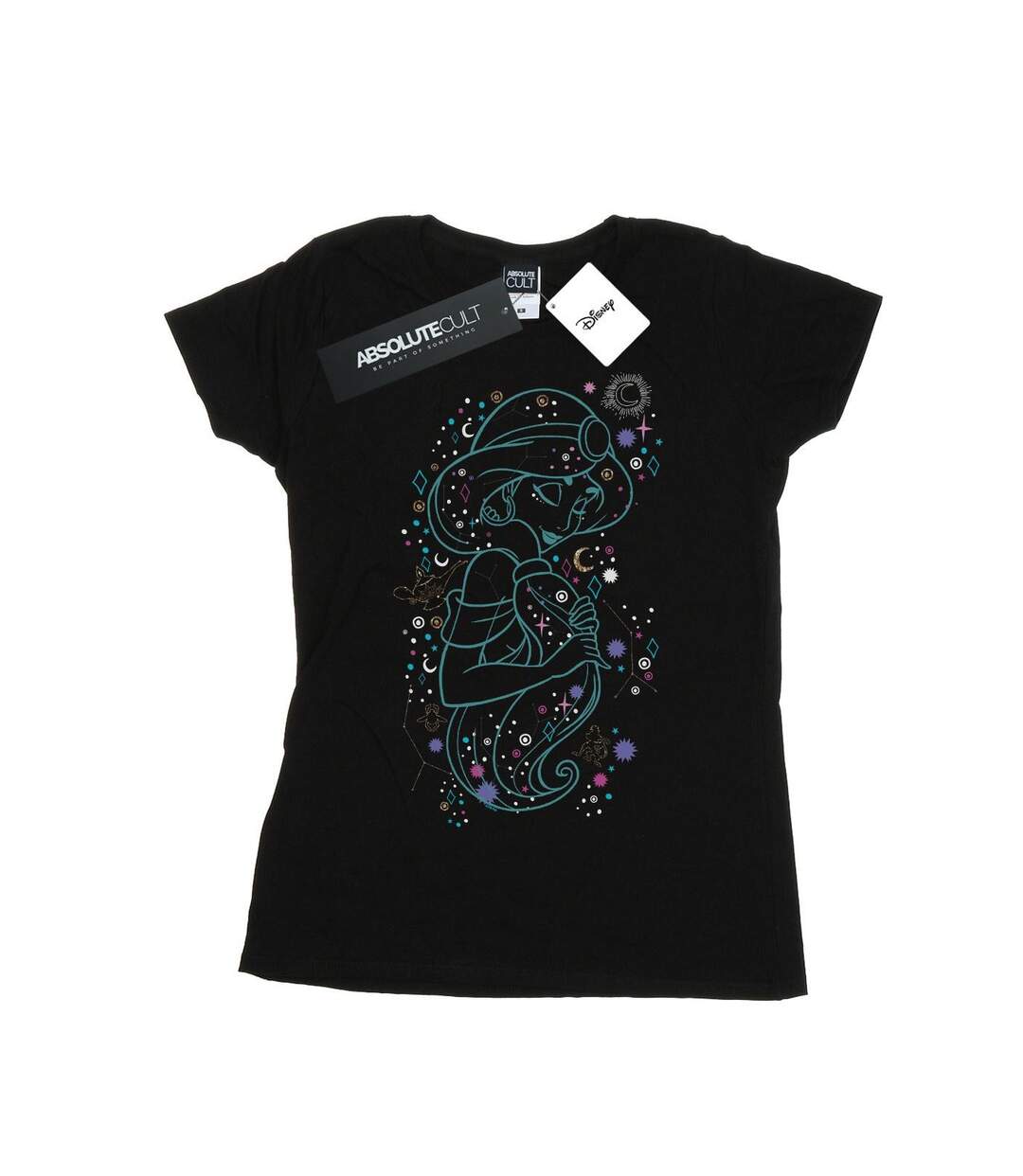 Disney Femme/Ladies Aladdin Princesse Jasmine Written In The Stars - T-shirt en coton (Noir) - UTBI37176-1
