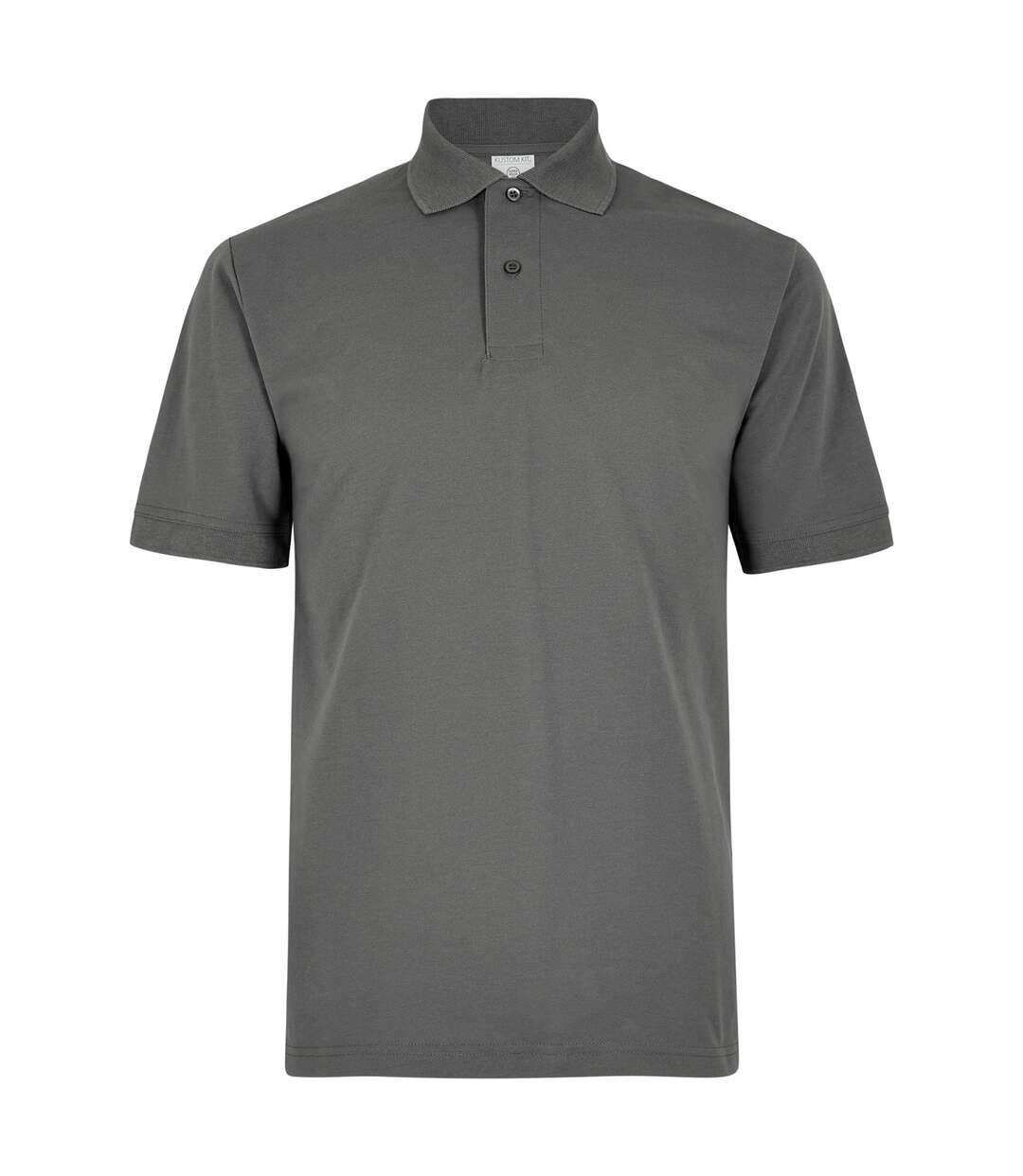 Polo homme gris foncé Kustom Kit-1
