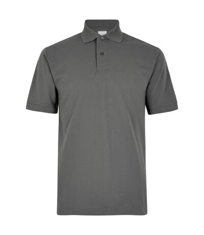 Polo homme gris foncé Kustom Kit