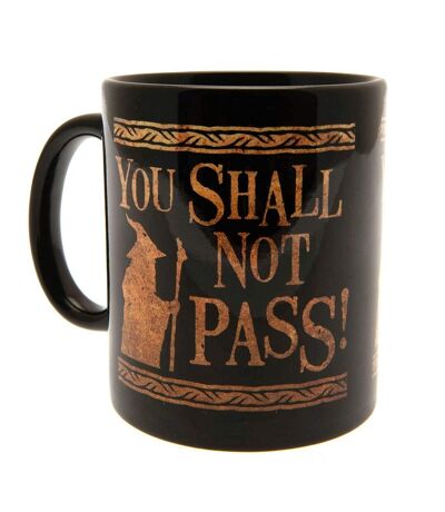 The Lord Of The Rings - Mug YOU SHALL NOT PASS (Noir / Marron) (Taille unique) - UTTA9315