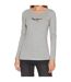 T-shirt New Virginia Femme Gris Chiné Pepe Jeans-1