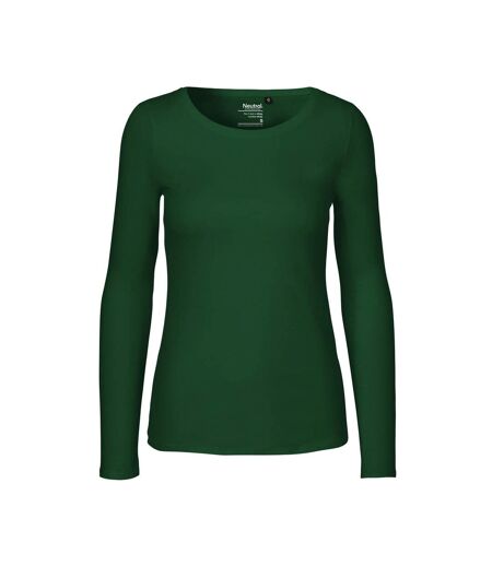 T-shirt Femme Vert Bouteille Neutral