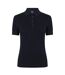 Polo Manches Courtes Motif/style Chevron Fointa Femme Bleu Foncé Boss-1