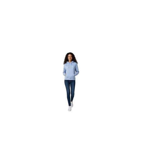 Womens/ladies Graphic Logo Hoodie Soft Blue Jack Wills