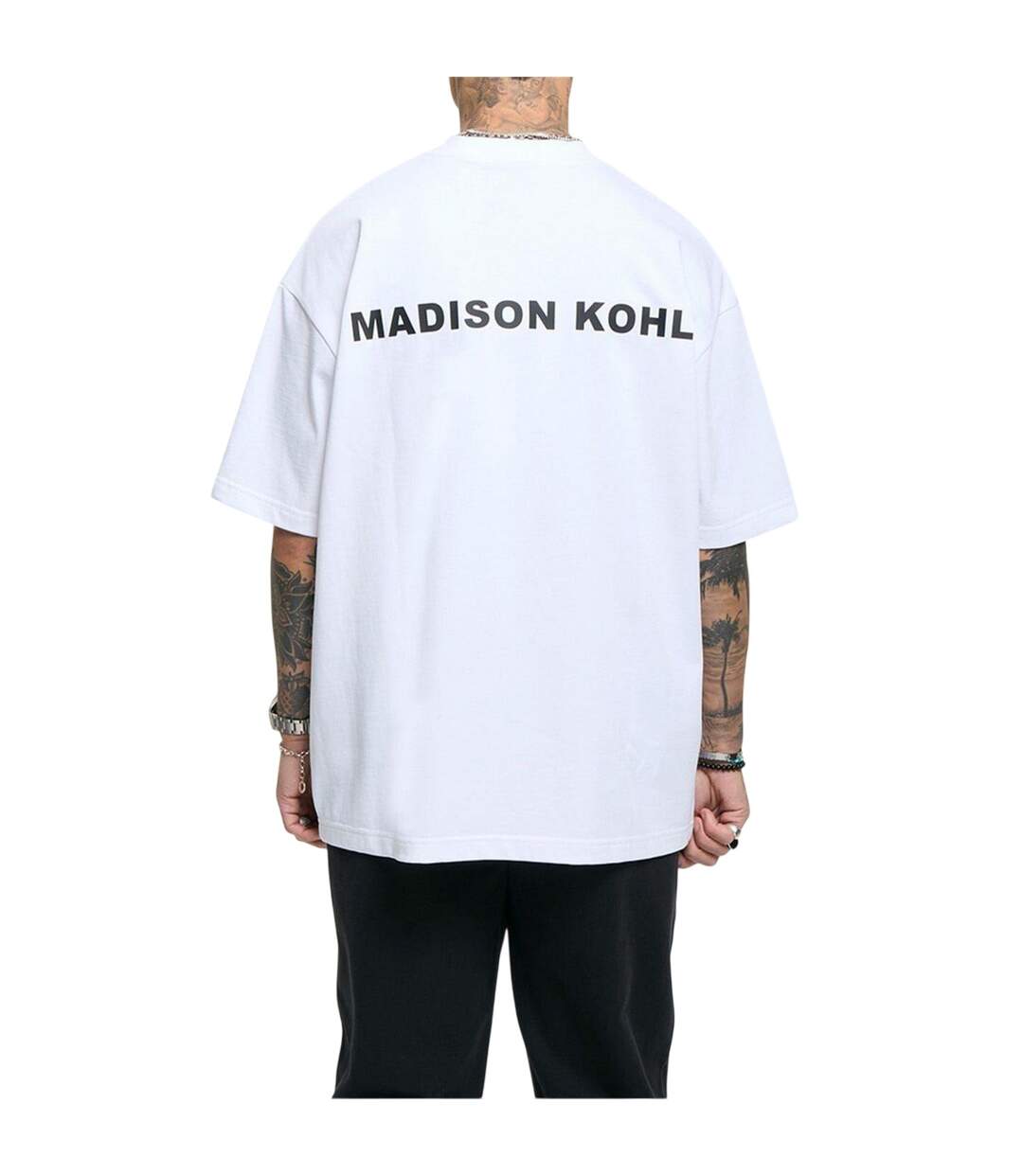 T-shirt Core Homme Blanc Madison Kohl-3