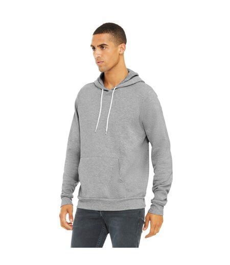 Sweatshirt Polaire À Capuche Unisexe Gris Bella + Canvas