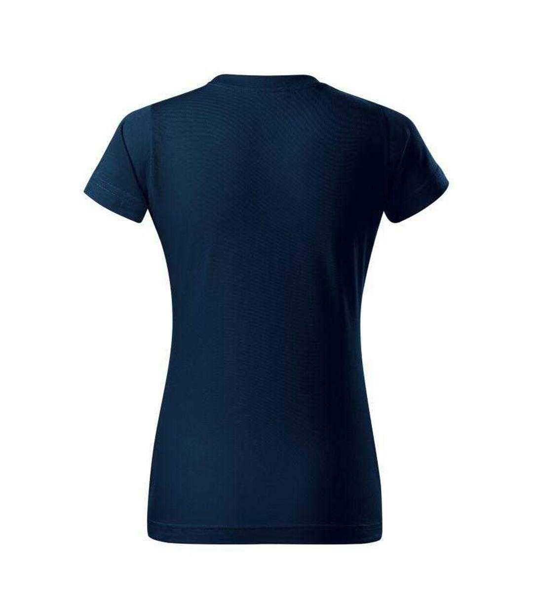 T-shirt Basic Femme Bleu Marine Adler-2