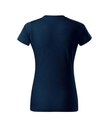 T-shirt Basic Femme Bleu Marine Adler
