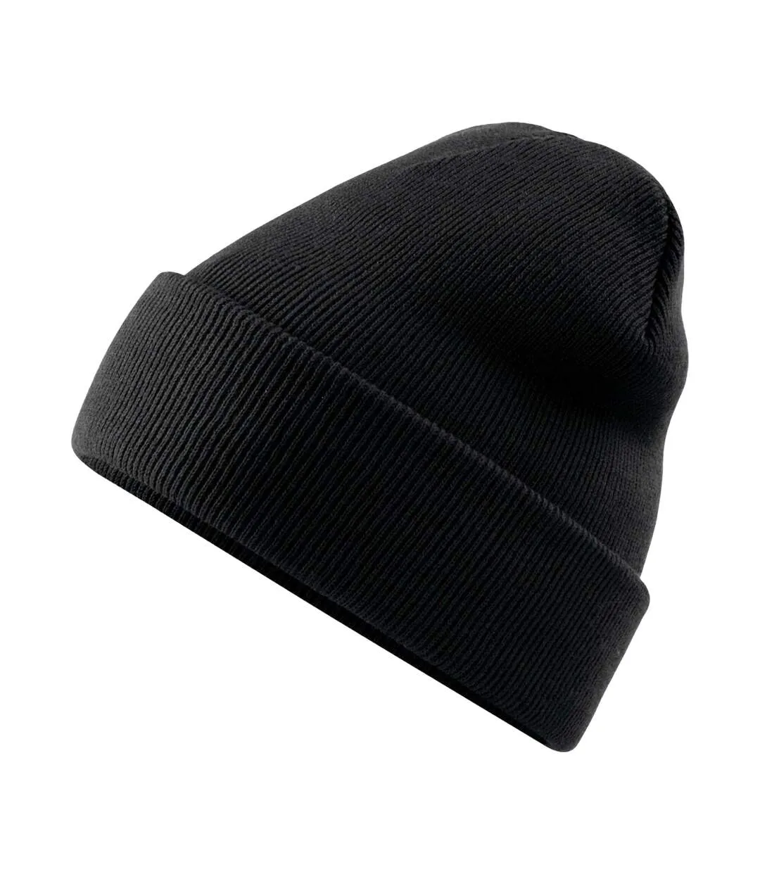Bonnet Motif/style À Revers Original Noir Beechfield-2
