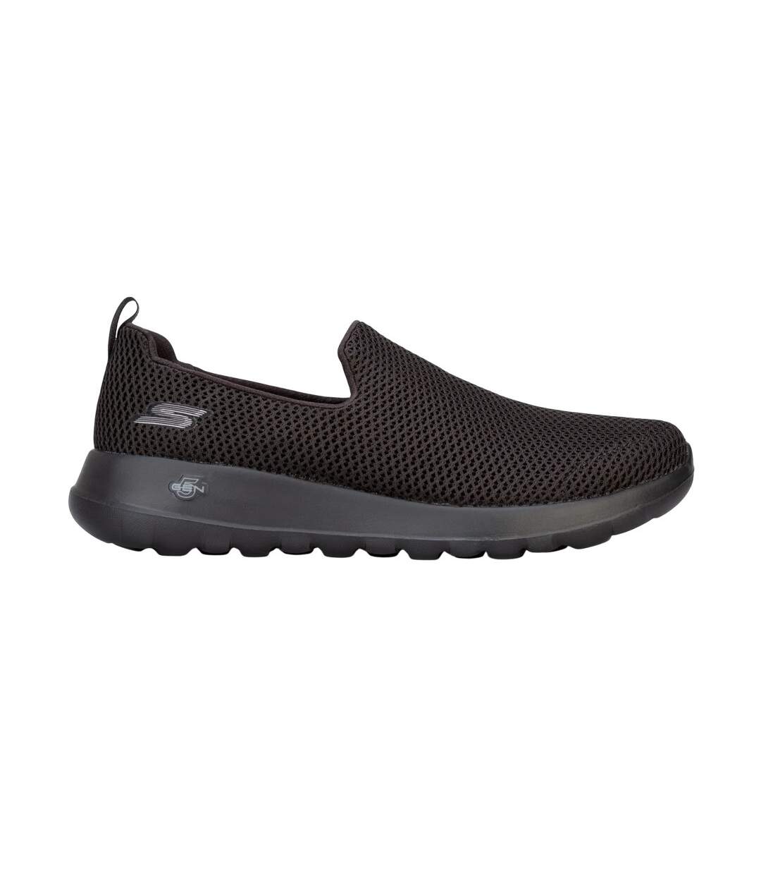 Mens Go Walk Slip-on Trainers Black Skechers-4
