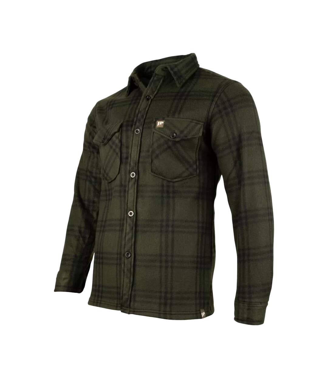 Chemise Motif/style À Carreaux Homme Vert Jack Pyke-3