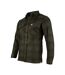 Chemise Motif/style À Carreaux Homme Vert Jack Pyke-3
