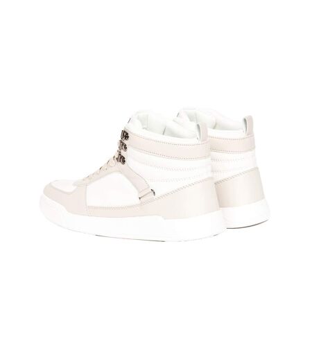 Mens Fellmarsh Suede High-top Trainers Off White Crosshatch