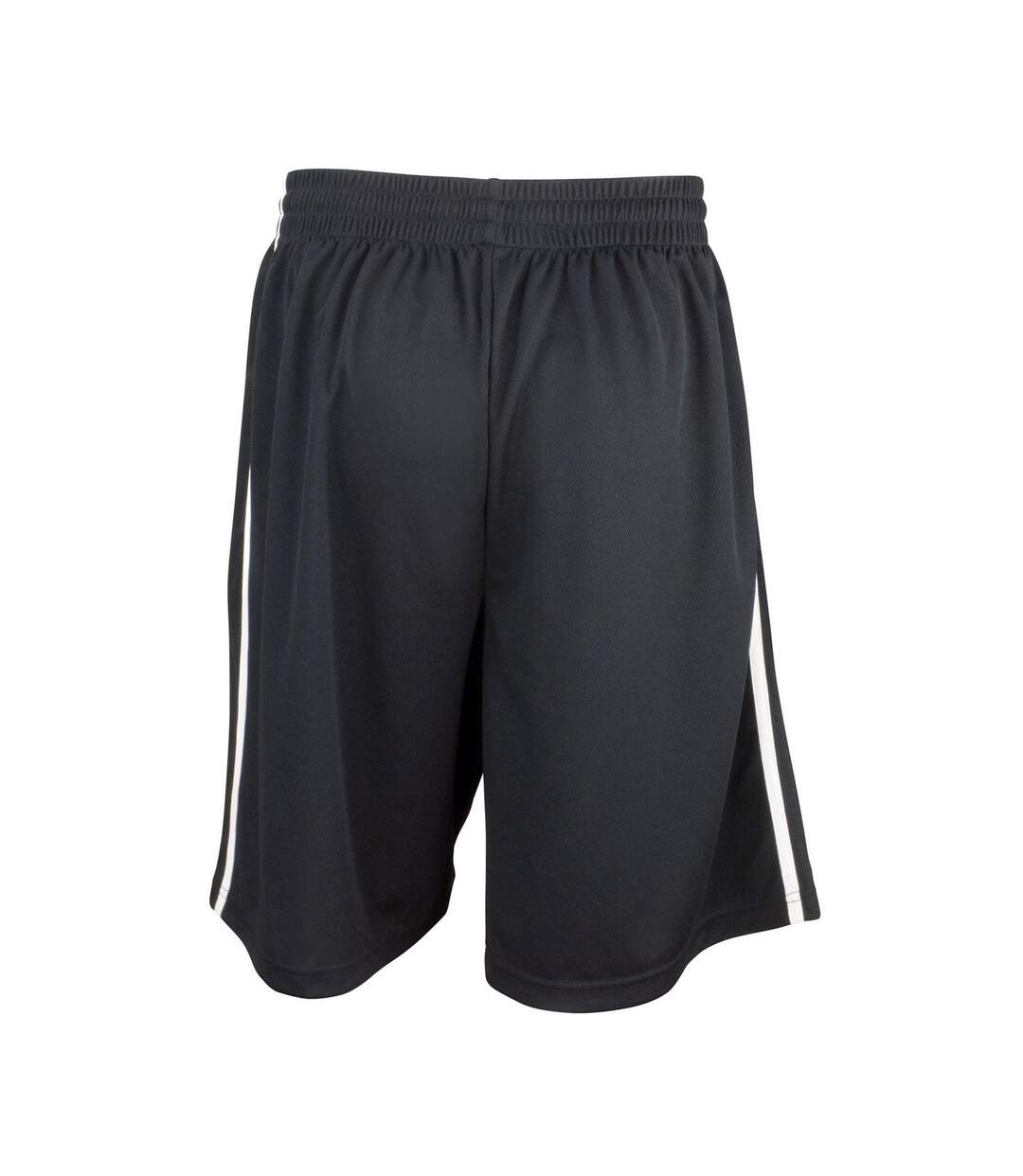 Mens Basketball Shorts Black White Spiro-2