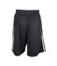 Mens Basketball Shorts Black White Spiro-2
