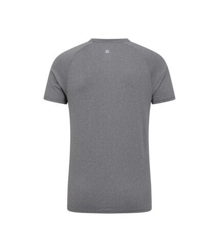 Mens agra melange t-shirt alloy grey Mountain Warehouse