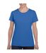 T-shirt À Manches Courtes Coupe Féminine Femme Bleu Roi Gildan-1