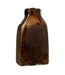 Vase Déco en Verre Lester 34cm Marron Foncé-1