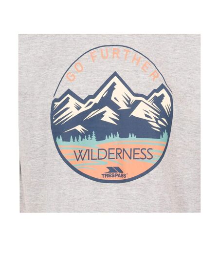 T-shirt Lagoon Homme Gris Chiné Trespass