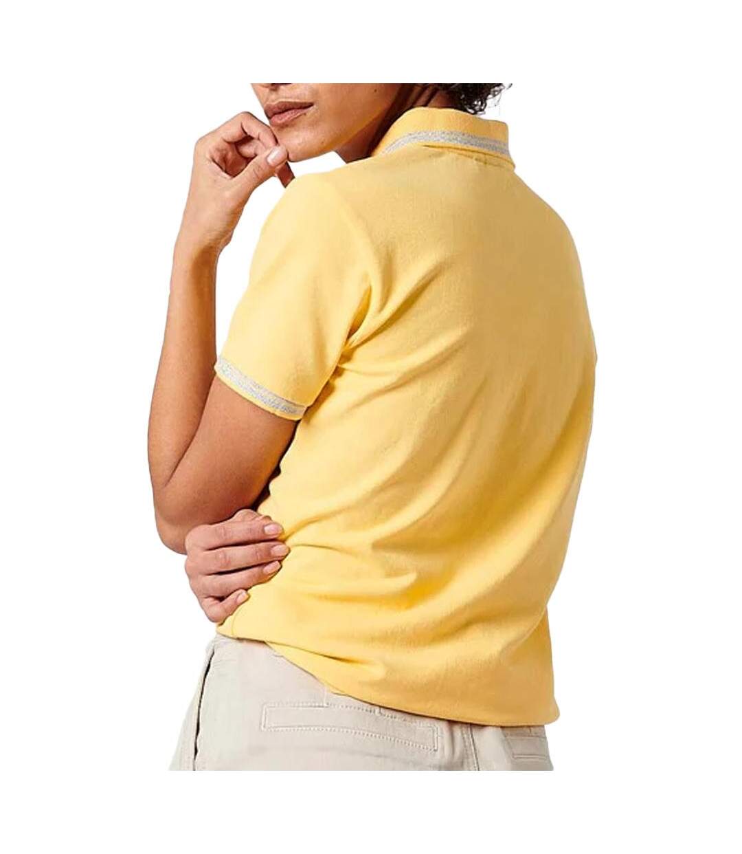 Polo jaune femme kaporal jule-2