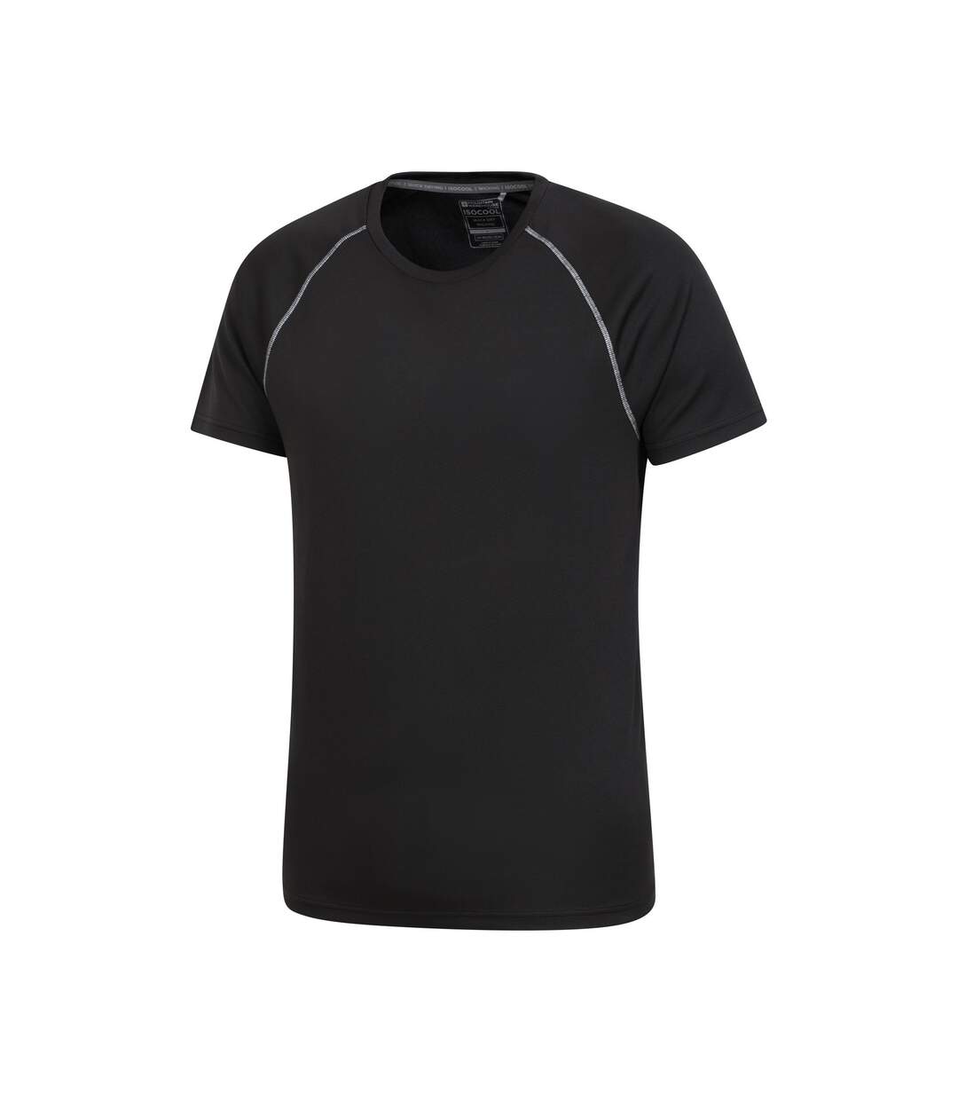 Mens Endurance Isocool T-shirt Black Mountain Warehouse-3