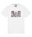 T-shirt Motif/style Imprimé Graphique Homme Blanc Weekend Offender-2