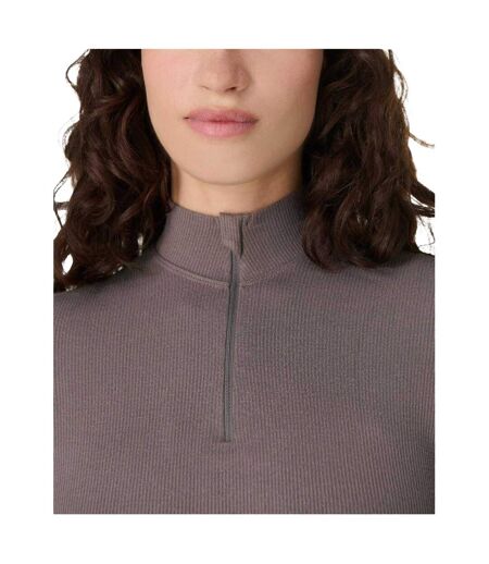 Haut De Survêtement Motif/style Côtelé Femme Marron Sweaty Betty