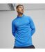 Mens Teamfinal Quarter Zip Training Fleece Top Blue Puma-3