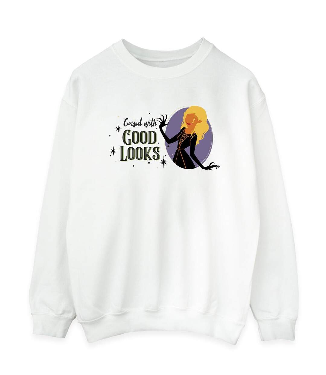 Disney - Sweat HOCUS POCUS CURSED SARAH - Femme (Blanc) - UTBI15618-1