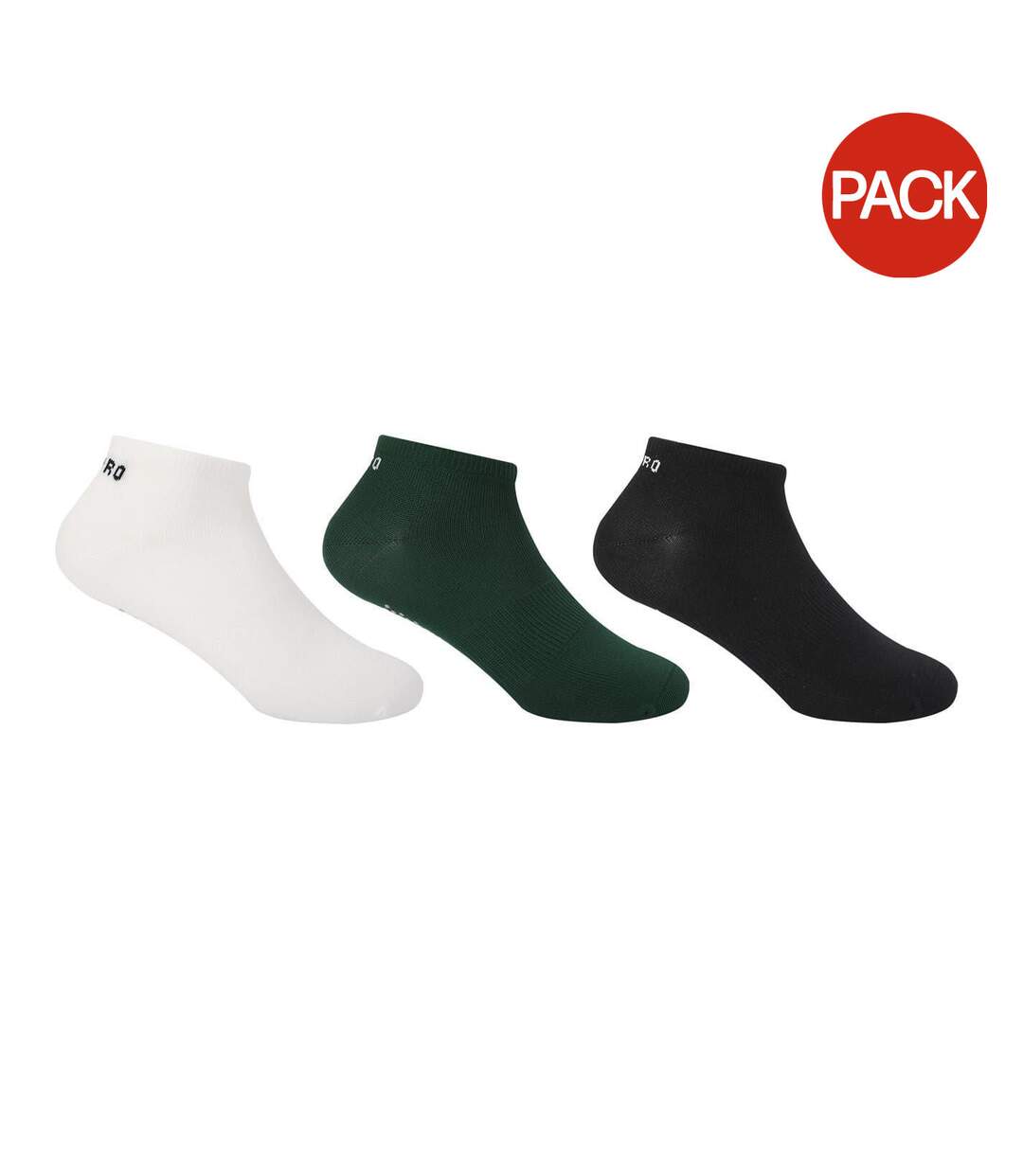Pack Of 3  Womens/ladies Logo Anti-slip Socks  Black White Blue USA Pro-1