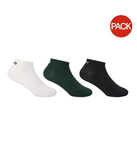 Pack Of 3  Womens/ladies Logo Anti-slip Socks  Black White Blue USA Pro