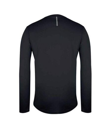 Mens Reflective Detail Long-sleeved T-shirt Black Karrimor