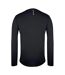 Mens Reflective Detail Long-sleeved T-shirt Black Karrimor-2