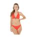 Haut de maillot triangle orange Riviera-3